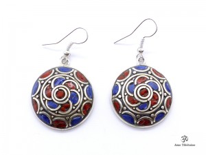 BdOD55 Boucles d’Oreille Tibétaines