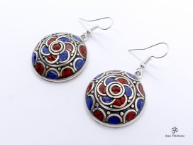 BdOD54 Boucles d’Oreille Tibétaines