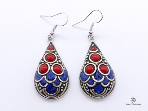 BdOD56 Boucles d’Oreille Tibétaines