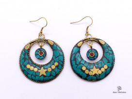 BdOD59 Boucles d’Oreille Tibétaines