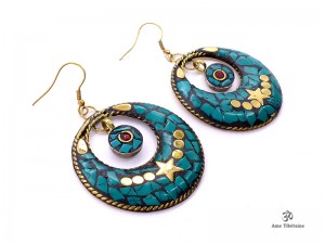 BdOD59 Boucles d’Oreille Tibétaines