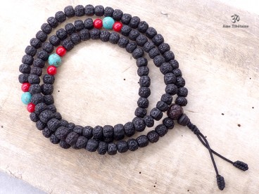 Mala166 Mala de Prières Rudraksha
