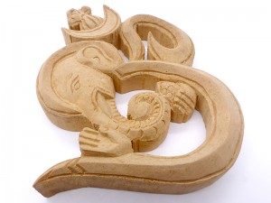 Om13 Om Ganesh en Bois