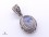 PA429 Pendentif Argent Massif Pierre de Lune