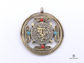 PD81 Pendentif Om Kalachakra
