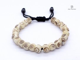 BrMala08 Bracelet Mala Os de Buffle