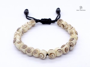 BrMala08 Bracelet Mala Os de Buffle