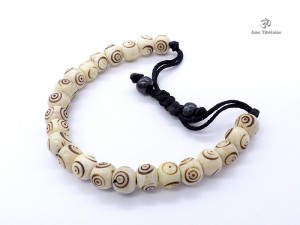 BrMala08 Bracelet Mala Os de Buffle