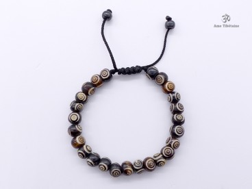 BrMala11 Bracelet Mala Os de Buffle