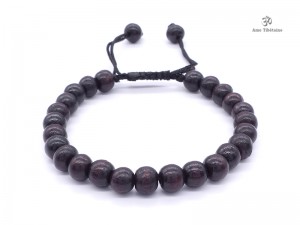 BrMala198 Bracelet Mala Bois de Rose 8 mm
