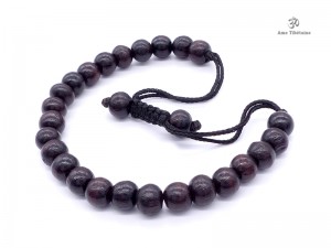 BrMala198 Bracelet Mala Bois de Rose 8 mm