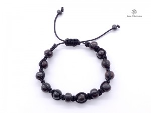 BrMala212 Bracelet Shambhala Os de Buffle