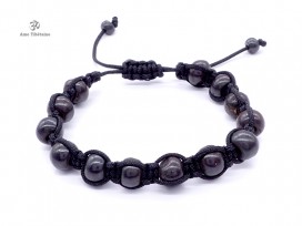 BrMala212 Bracelet Shambhala Os de Buffle