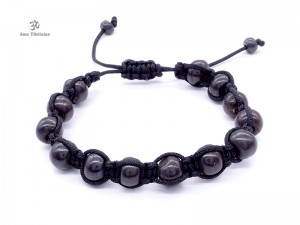 BrMala212 Bracelet Shambhala Os de Buffle