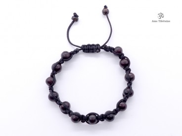BrMala212 Bracelet Shambhala Os de Buffle