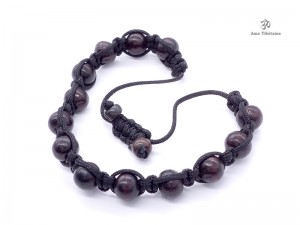 BrMala212 Bracelet Shambhala Os de Buffle