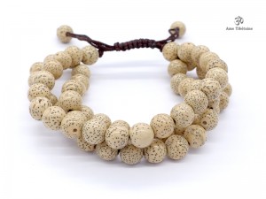 BrMala19 Bracelet Mala Graines de Lotus