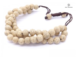 BrMala19 Bracelet Mala Graines de Lotus