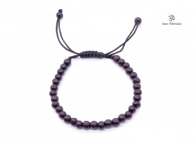 BrMala196 Bracelet Mala Bois de Rose 6 mm