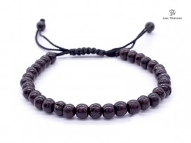 BrMala196 Bracelet Mala Bois de Rose 6 mm