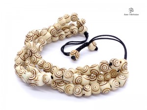 BrMala205 Bracelet Mala Os de Buffle