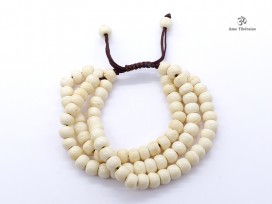 BrMala206 Bracelet Mala Os de Buffle
