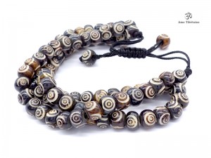 BrMala207 Bracelet Mala Os de Buffle