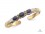 BRD259 Bracelet Tibétain Métal Argenté Cuivre Laiton