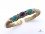 BRD260 Bracelet Tibétain Métal Argenté Cuivre Laiton