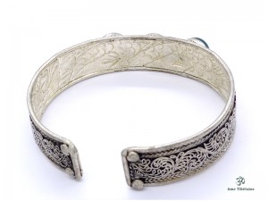 BRD292 Bracelet Tibétain Dragon Pierre