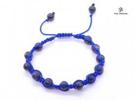 BrMala216 Bracelet Shambhala Lapis Lazuli