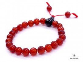 BrMala263 Bracelet Mala Cornaline