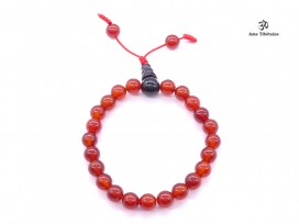 BrMala263 Bracelet Mala Cornaline
