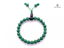 BrMala265 Bracelet Mala Malachite