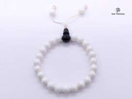 BrMala266 Bracelet Mala Conque Onyx