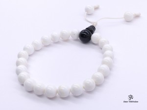 BrMala266 Bracelet Mala Conque Onyx