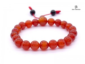 BrMala273 Bracelet Mala Cornaline
