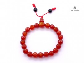BrMala273 Bracelet Mala Cornaline
