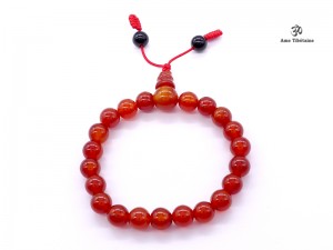 BrMala273 Bracelet Mala Cornaline