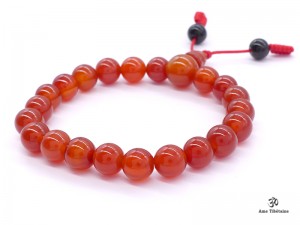 BrMala273 Bracelet Mala Cornaline