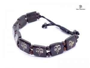 BRD375 Bracelet Tibétain Yeux de Bouddha