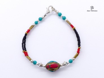 BRD237 Bracelet Tibétain