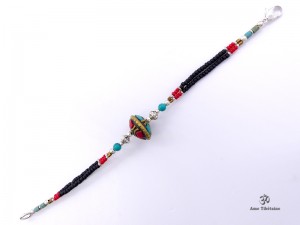 BRD278 Bracelet Tibétain 17 cm