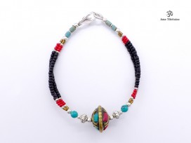 BRD278 Bracelet Tibétain 17 cm
