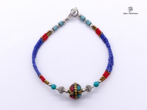 BRD282 Bracelet Tibétain 19 cm