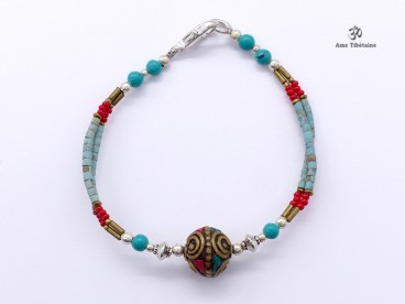 BRD283 Bracelet Tibétain
