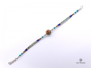 BRD316 Bracelet Tibétain 22 cm