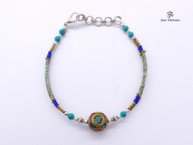 BRD316 Bracelet Tibétain 22 cm