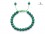 BrMala262 Bracelet Mala Malachite