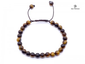 BrMala272 Bracelet Mala Oeil de Tigre